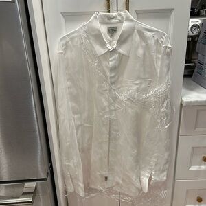 Jcrew Irish Linen White Button Down